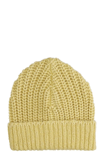 Shop Isabel Marant Joyce Hats In Yellow Wool