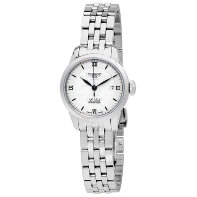 Shop Tissot Le Locle Double Happiness Lady Automatic Laides Watch T41.1.183.35 In Black,grey,silver Tone