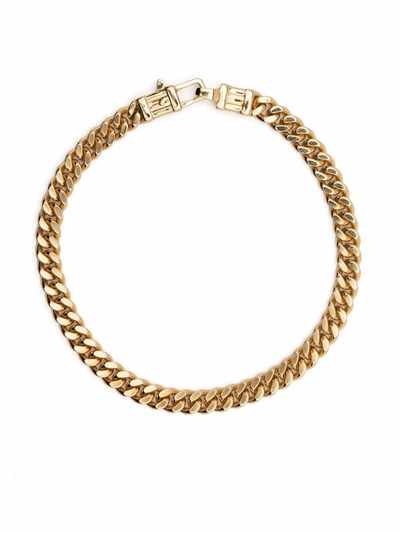 アクセサリー Tom Wood Bracelet Gold Curb Bracelet M Gold - Tom Wood Project Official Online Store