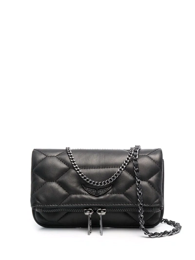 Shop Zadig & Voltaire Rock Nano Xl Shoulder Bag In Black