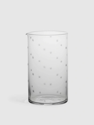 Shop Richard Brendon The Cocktail Collection Star Cut Mixing Glass In Clear