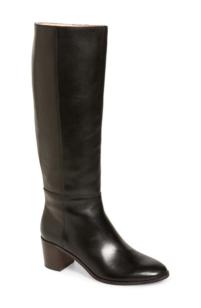 Shop Madewell The Carlotta Tall Boot In True Black Leather