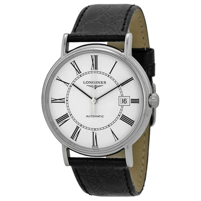Shop Longines La Grande Presence Automatic Mens Watch L4.921.4.11.2 In Black,silver Tone,white