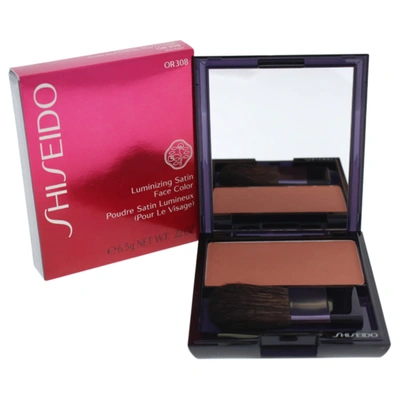 Shop Shiseido / Luminizing Satin Starfish Blush 0.22 oz (6.5 Ml) In Pink