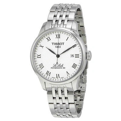 Shop Tissot Le Locle Powermatic 80 Automatic Men's Watch T006.407.11.033.00 In Grey / Silver