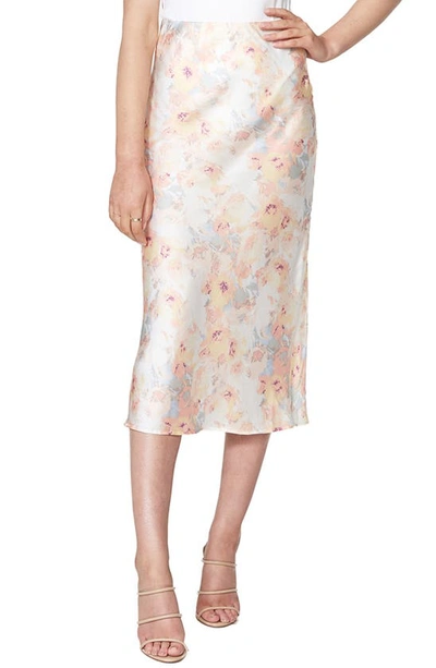 Shop Bardot Kendal Bias Skirt In Paint Floral