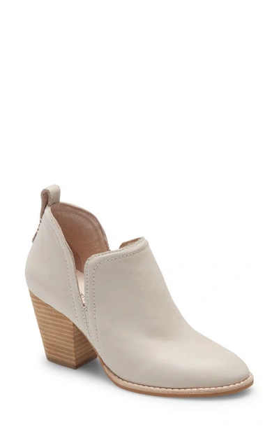 Shop Jeffrey Campbell Rosalee Bootie In Ivory Leather