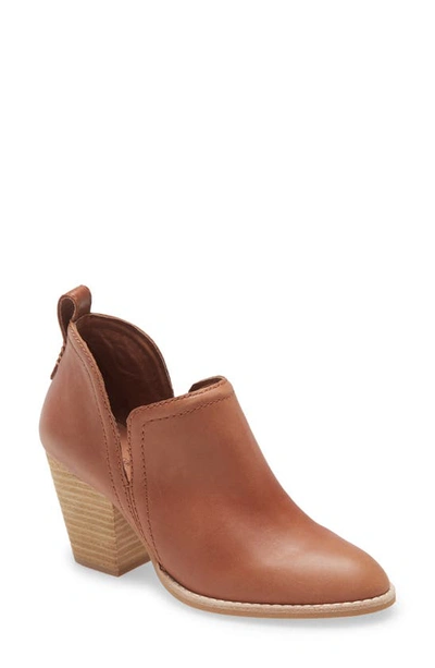 Shop Jeffrey Campbell Rosalee Bootie In Tan Leather
