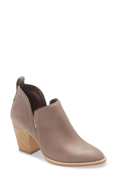 Shop Jeffrey Campbell Rosalee Bootie In Taupe Leather