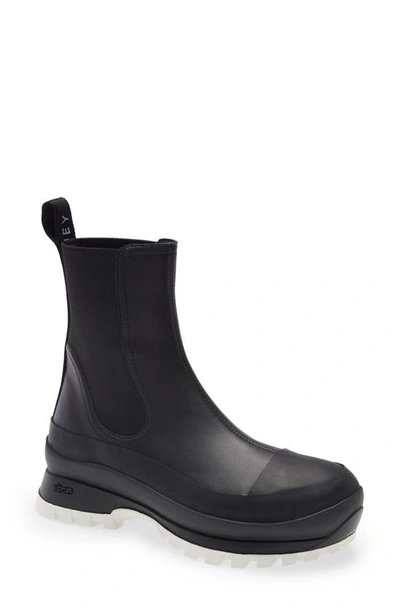Shop Stella Mccartney Trace Chelsea Boot In Black-white