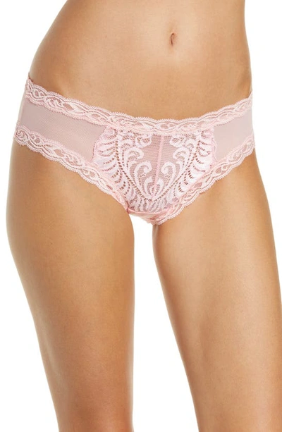 Shop Natori Feathers Hipster Briefs In Pink Icing