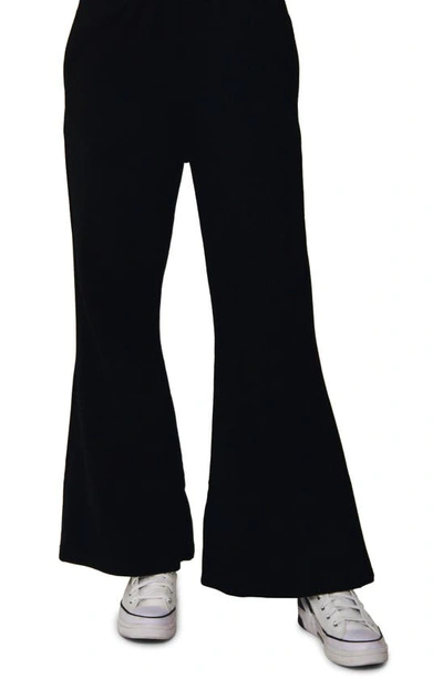 Shop Absence Of Colour Polly Jersey Bell Bottom Pants In Black