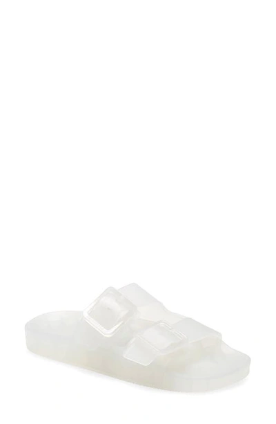 Shop Balenciaga Mallorca Jelly Slide Sandal In Transparent