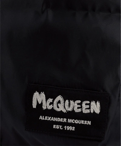 Shop Alexander Mcqueen "graffiti" Travel Bag In Black  