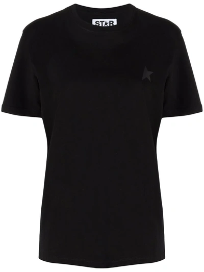 Shop Golden Goose Star-print Short-sleeve T-shirt In Black