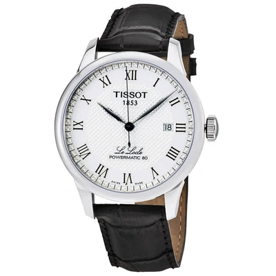Shop Tissot Le Locle Powermatic 80 Automatic Men's Watch T006.407.16.033.00 In Black / Grey / Silver