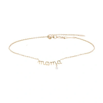 Shop Persée Bracelet Mama 1 Diamond In Yellow_gold
