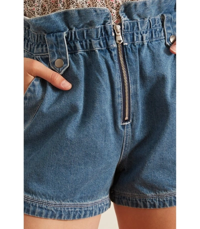 Shop Sea Alyssa Denim Shorts In Blue