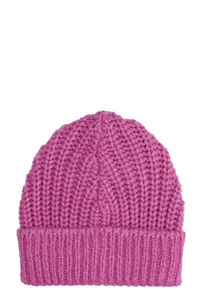 Shop Isabel Marant Joyce Hats In Rose-pink Wool