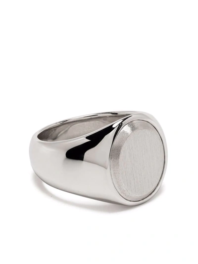 Shop Tom Wood Oval Silver Top Ring