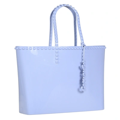 Shop Carmen Sol Angelica Large Tote In Baby-blue