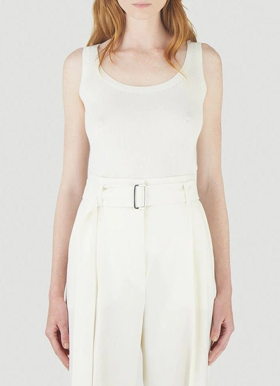 Shop Max Mara Plava Tank Top In White