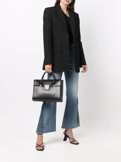 Furla Metropolis Medium Tote Bag In Black ModeSens