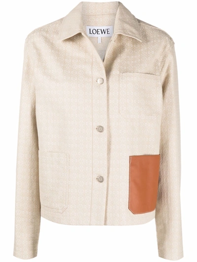 Shop Loewe Jackets Beige