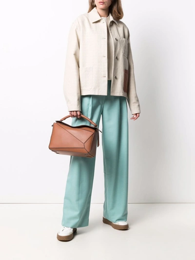 Shop Loewe Jackets Beige