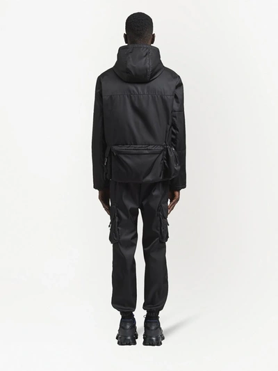 Prada Re-nylon Multi-pocket Jacket In Rosso