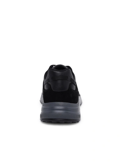 Shop Hogan Sneaker Hyperlight In Pelle Liscia E Suede Nera In Black