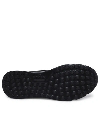 Shop Hogan Sneaker Hyperlight In Pelle Liscia E Suede Nera In Black