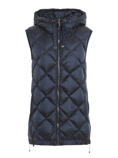 Shop Max Mara Tregil Waistcoat In Blue