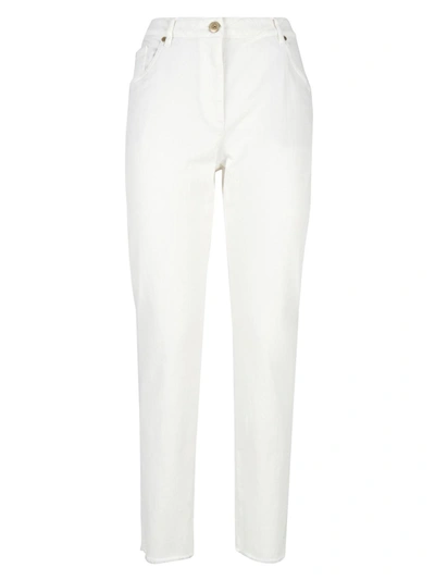 Shop Brunello Cucinelli Skinny Fit Jeans In White