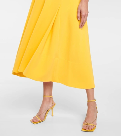 Shop Proenza Schouler Midi Dress In Yellow