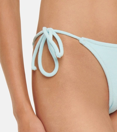 Shop Reina Olga Miami Bikini Bottoms In Blue