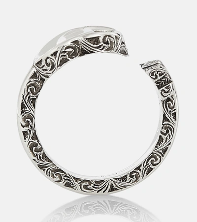 Shop Gucci Double G Sterling Silver Ring