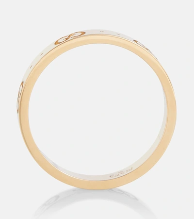 Shop Gucci Icon 18kt Yellow Gold Ring