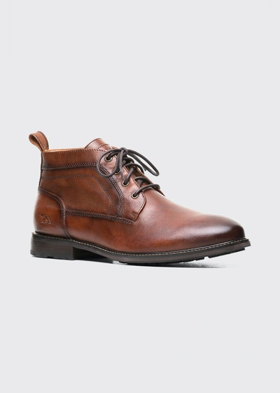 Shop Rodd & Gunn Men's Fendalton Road Burnished Leather Chukka Boots In Dark Tan