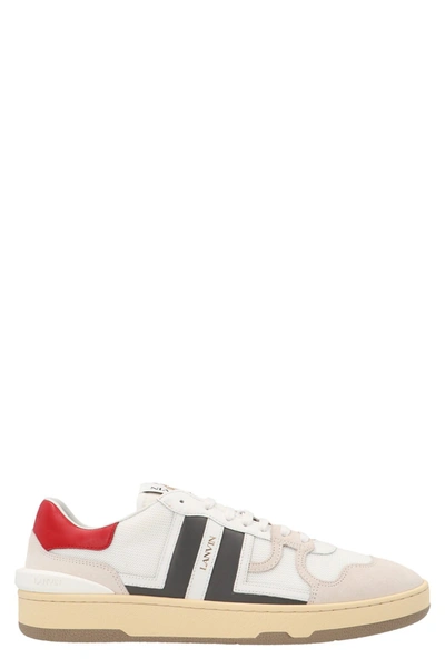 Shop Lanvin Panelled Low In White