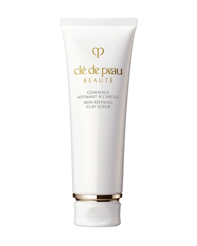 Shop Clé De Peau Beauté Skin-refining Clay Scrub, 3.6 Oz.