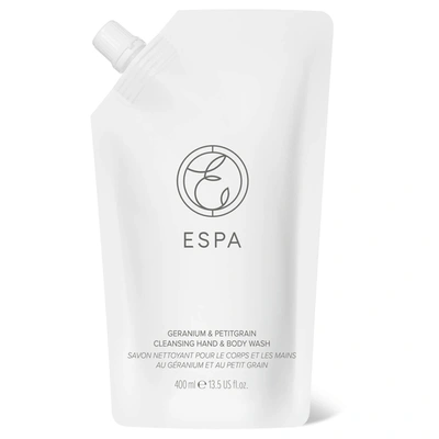 Shop Espa Geranium And Petitgrain Cleansing Hand And Body Wash 400ml