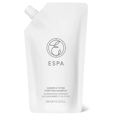 Shop Espa Essentials Purifying Shampoo 400ml - Ginger And Thyme