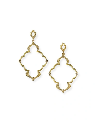 Shop Armenta Sueno 18k Diamond Open-drop Earrings