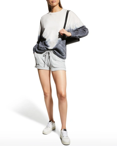 Shop Alo Yoga Daze Drawcord Shorts In Athletic Grey