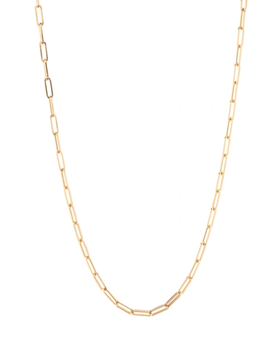 Shop Kastel Jewelry La Seta 14k Rose Gold Xs Link Necklace, 16"l