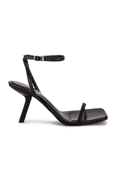 Shop Balenciaga Void Sandals In Black