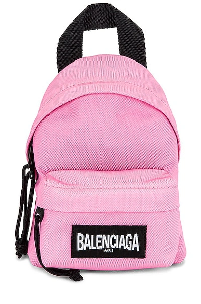 Shop Balenciaga Mini Oversized Backpack In Pink