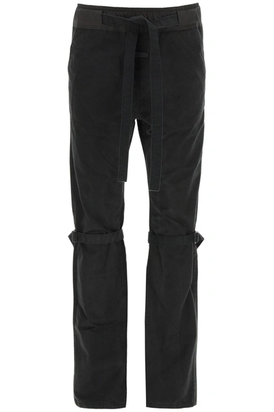 Shop Fear Of God Bondage Trousers In Black