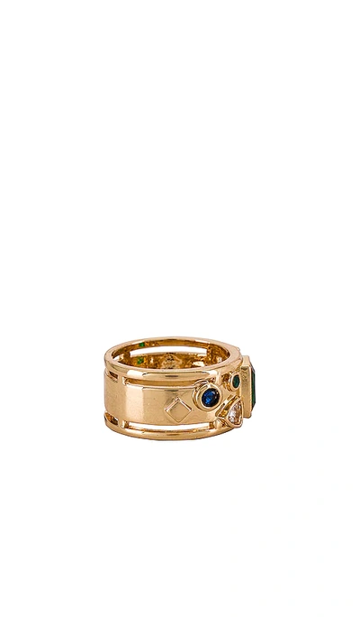 Shop Petit Moments Nicole Ring In Metallic Gold